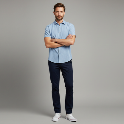 Men's Casual Summer Shirt | Lightweight Short Sleeve Tee