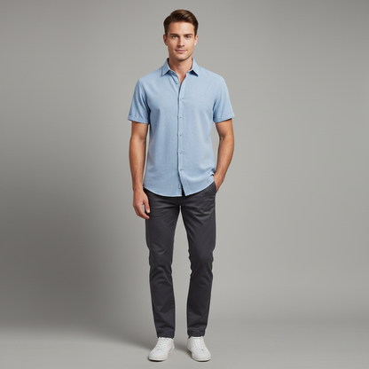 Men's Casual Summer Shirt | Lightweight Short Sleeve Tee