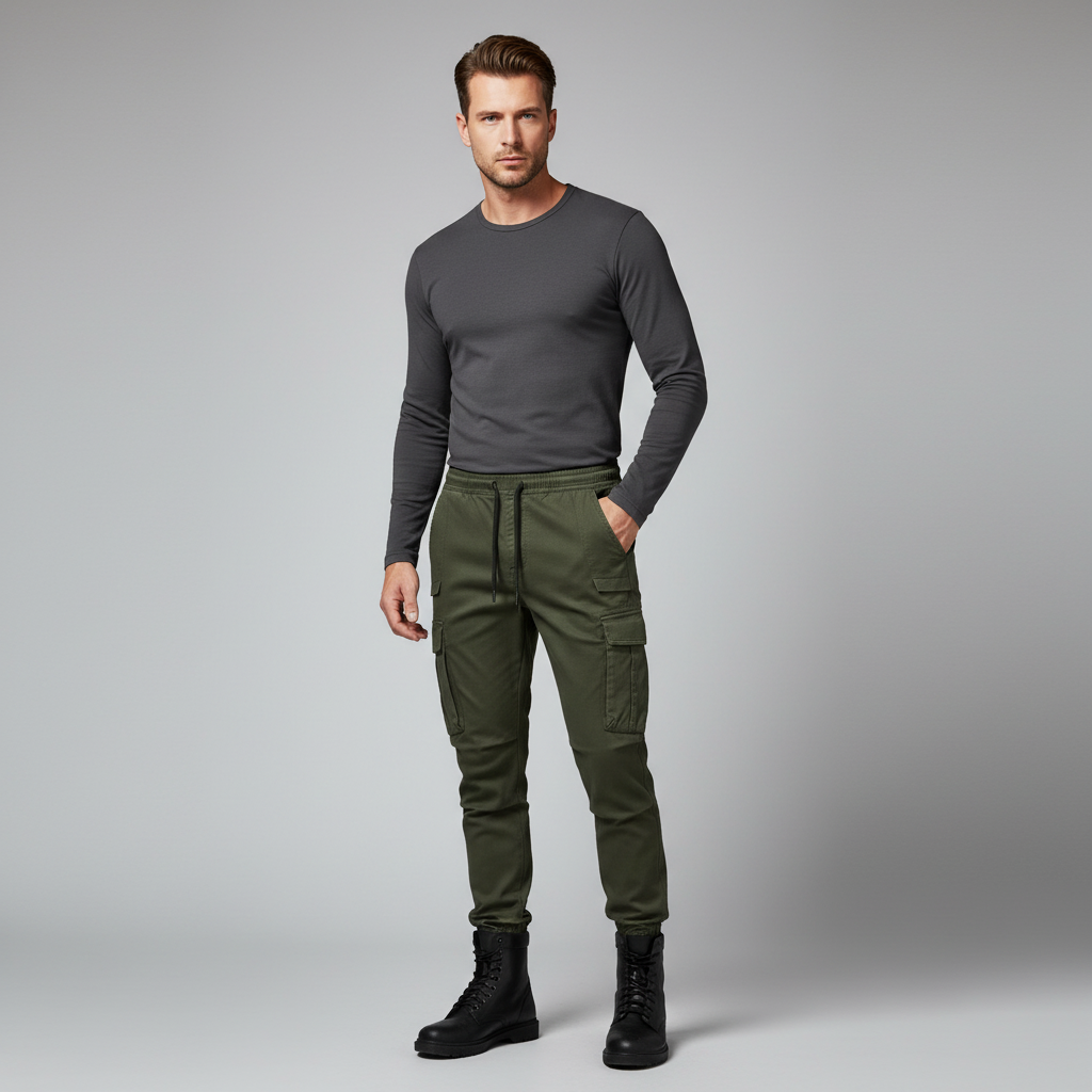 Men's Tactical Cargo Pants | Multi-Pocket Outdoor Trousers