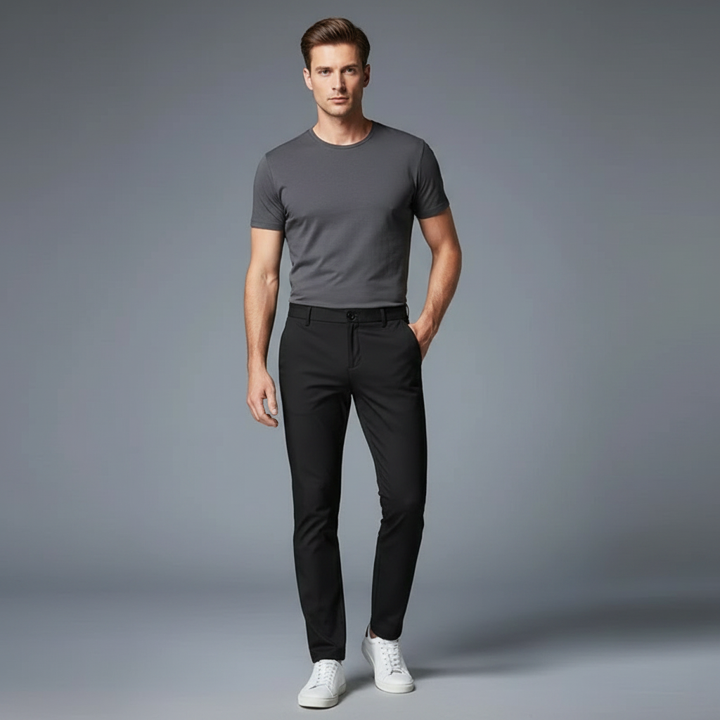 Saul | Men's Slim Fit Stretch Chinos Trousers