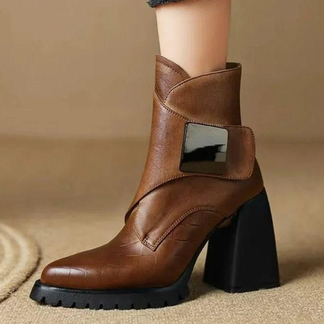 Aria Step ankle boots - Brown