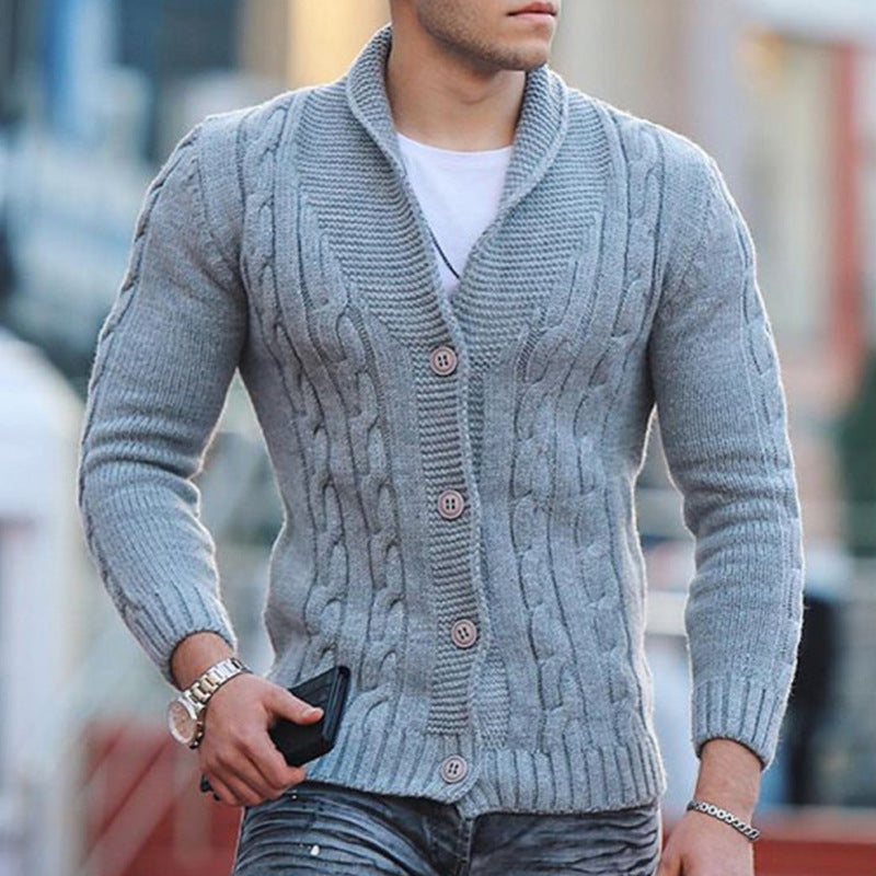 Fen Drape cardigan - Gray