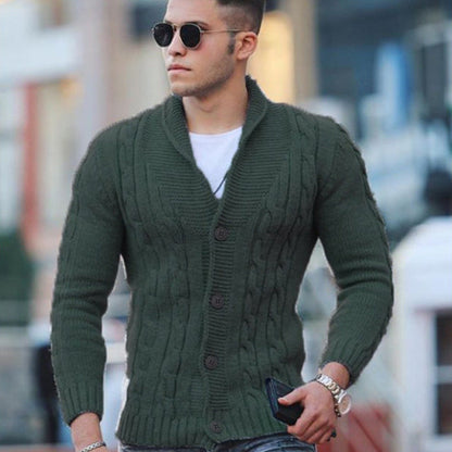 Fen Drape cardigan - Green