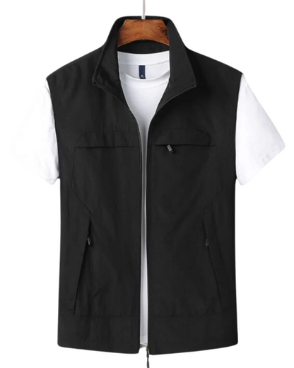 Alder Long cardigan - Black