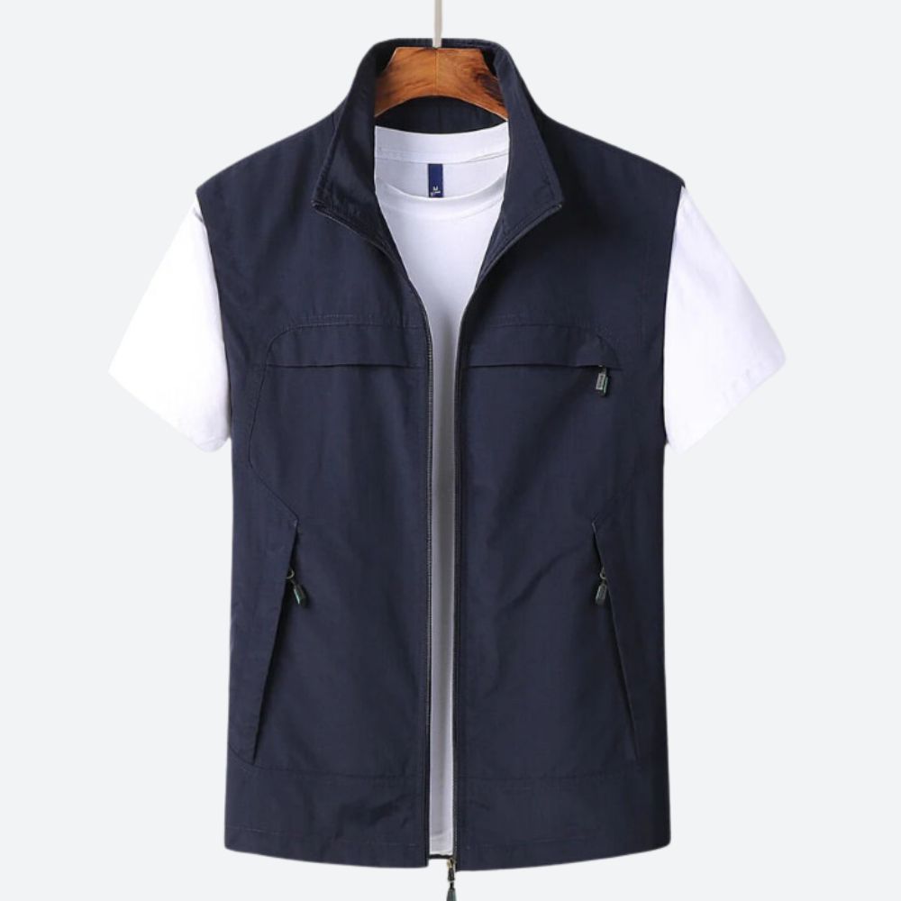 Alder Long cardigan - Dark Blue