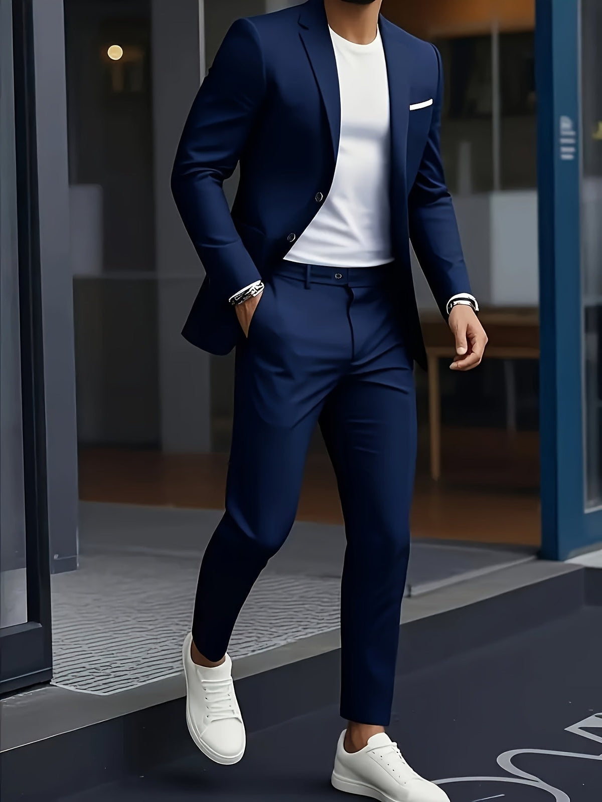 Quill Row suit - Navy Blue